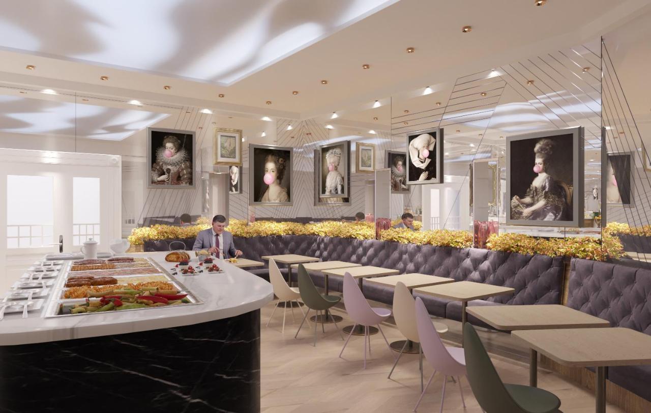 มาแมซอง โฮเทล ริเวอร์ไซด์ ปราก Hotel ภายนอก รูปภาพ The interior of the new restaurant